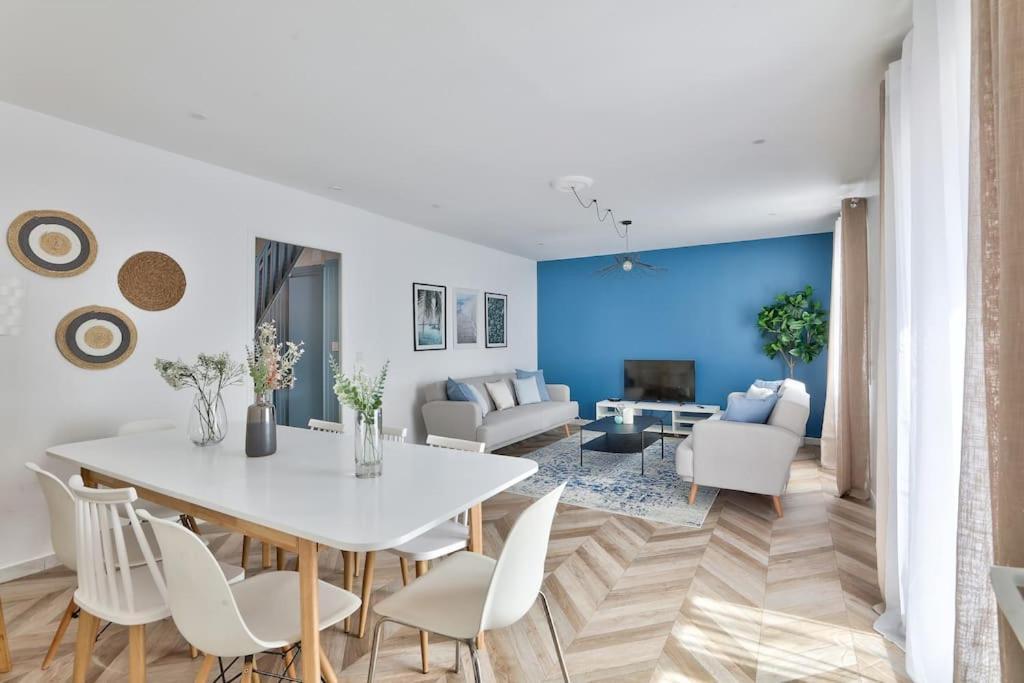 Villa Paris Nord: Tranquil Retreat with Private Parking and Garden Epinay-sur-Seine Exterior photo